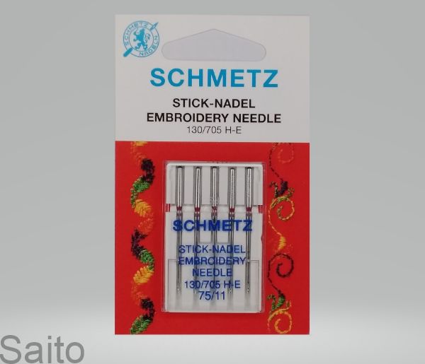Picture of SCHMETZ EMBRIODERY 75/11